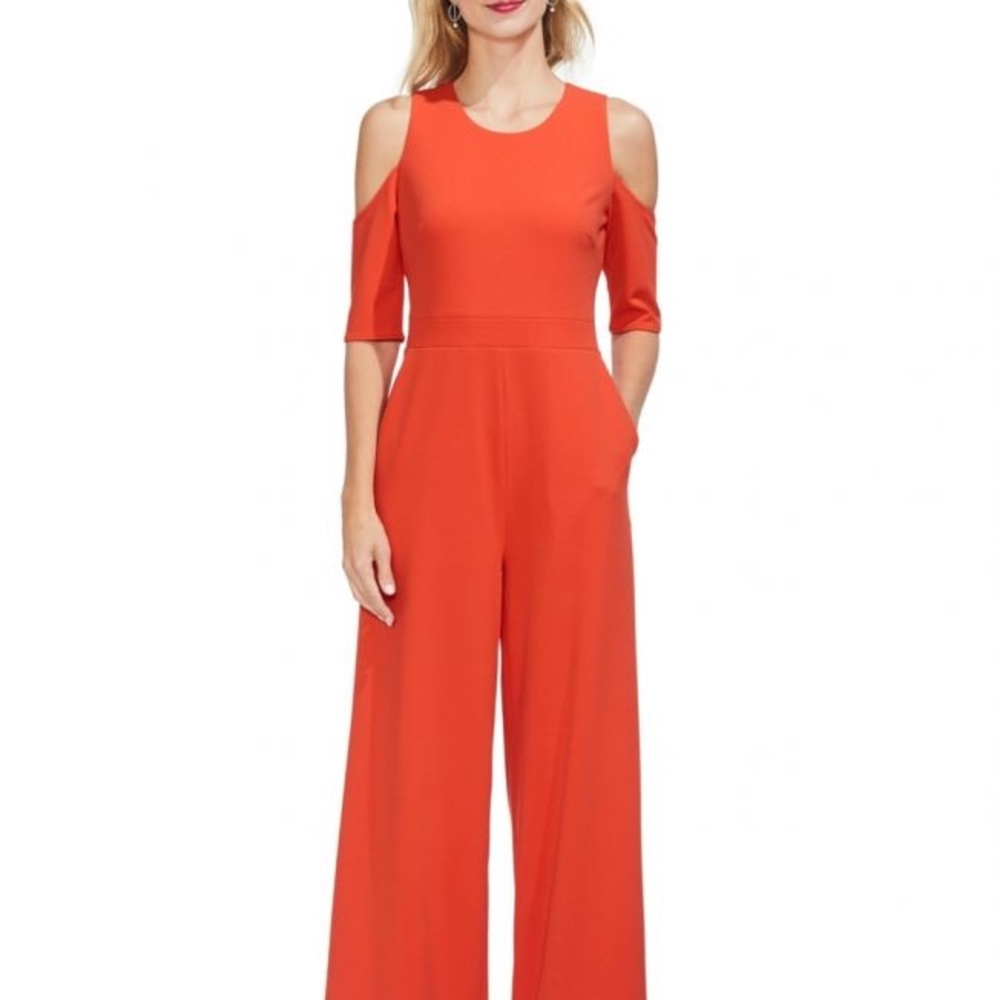 Vince Camuto Cold-shoulder Jumpsuit